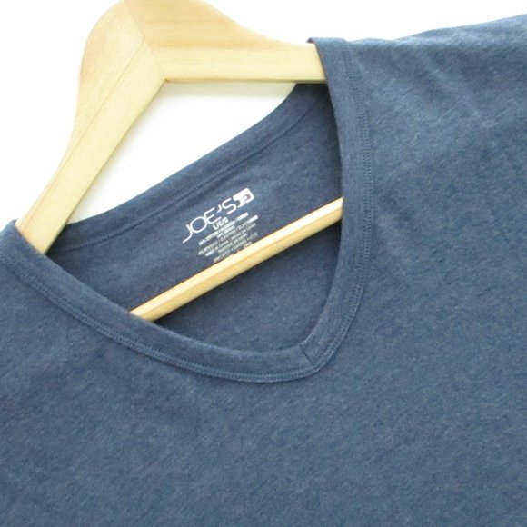 Joe's Jeans Tshirt Navy Vneck Size Large - Picture 3 of 9